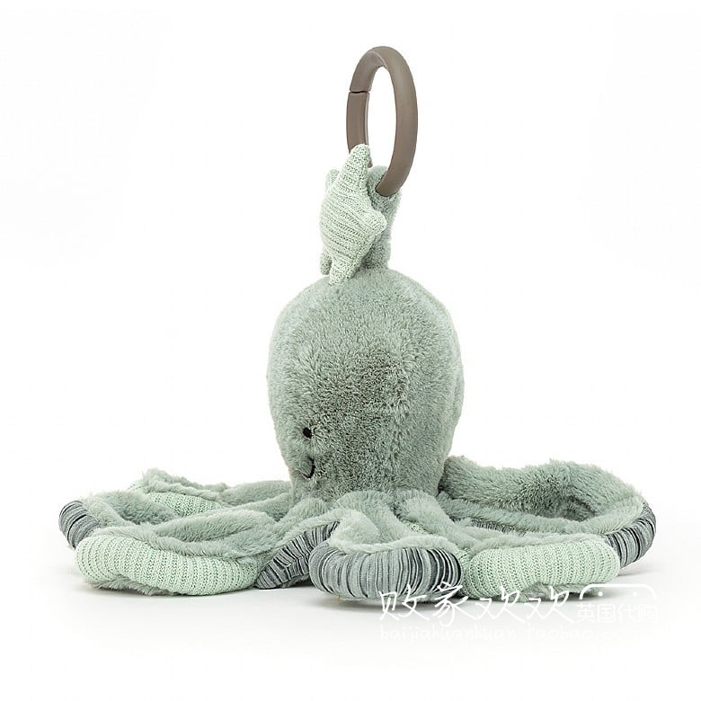 英国代购正品 jellycat Odyssey Octopus Activity 星星章鱼挂件 - 图2