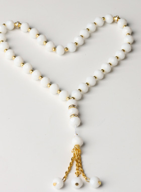 泰斯比哈 塔斯比海 太思碧哈 太斯比哈 33颗10MM水晶念珠中东赞珠