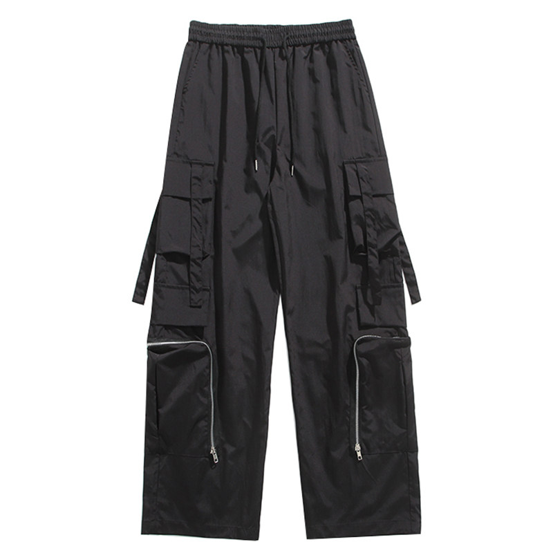 美式复古工装裤男潮牌新款高街痞帅冲锋裤子多口袋伞兵休闲阔腿裤,淘宝优惠券,粉丝福利购,淘宝优惠卷