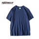 Trendy brand pure cotton new short-sleeved T-shirt loose couple wear