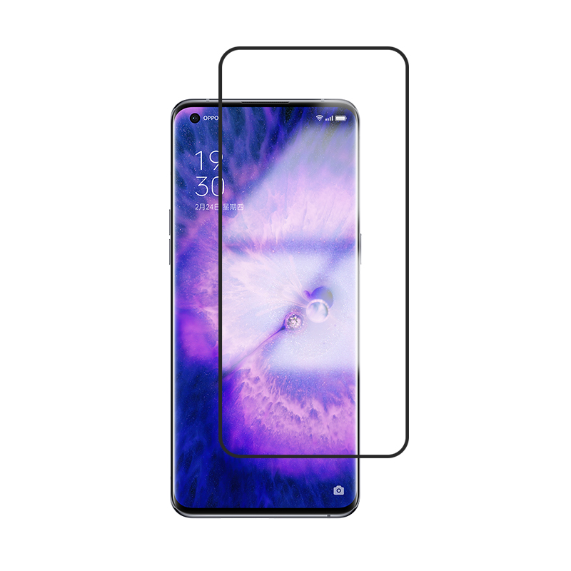 佰通适用OPPO ACE2 RENO7 Pro 6 5K 4SE 3 2手机5Z五强丝印全屏钢化膜高清透明防爆抗指纹防摔屏幕保护膜批发 - 图3