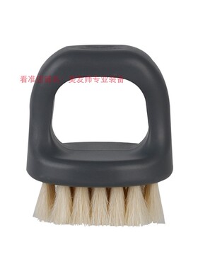 欧美拇指油头刷软毛毛刷指套碎发刷碎发雕刻清洁扫猪鬃毛美发工具