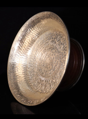 圆满纯铜护法杯三喜复古