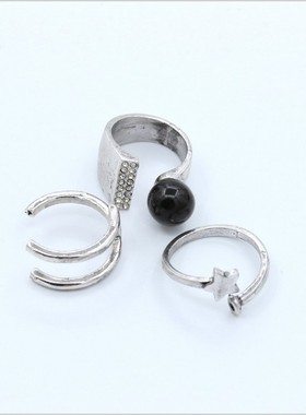 复古时尚风夸张韩国关节饰品戒指