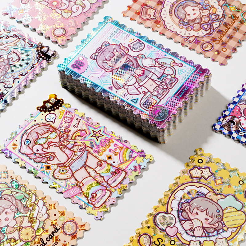 小麻薯典藏卡盲袋二十四节气卡通人物儿童卡片奶盖熊卡牌纪念邮票 - 图1