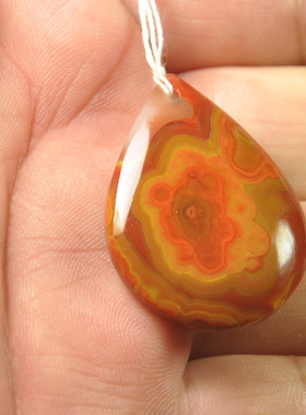 挂件天然水滴吊坠北票战国红