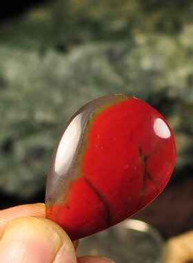 毛衣链项链红缟玛瑙吊坠