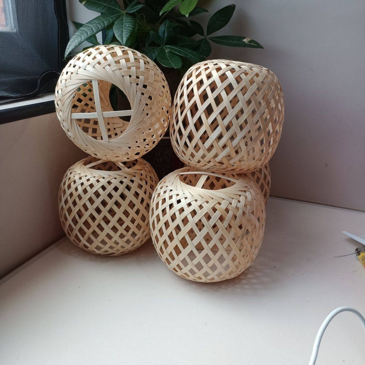 竹编灯笼竹编手工艺品竹编织竹灯笼竹装饰灯罩复古灯笼13×13cm,淘宝优惠券,粉丝福利购,淘宝优惠卷