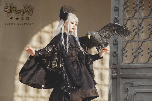 BOGUTA-占星师系列-金银/暗纹双面丝绒巫师斗篷五色入现货 - 图2