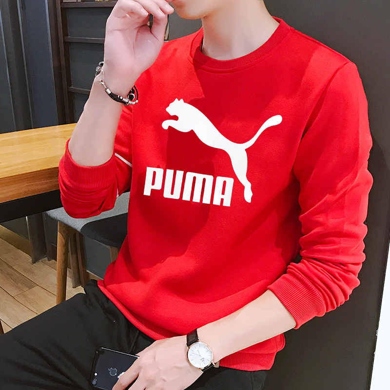 秋冬新款宽松长袖套头衫运动外套男打底衫 彪马卫衣男詹领 PUMA 2019 秋冬新款宽松长袖套头衫运动外套男打底衫 彪马卫衣男詹领 PUMA 2019