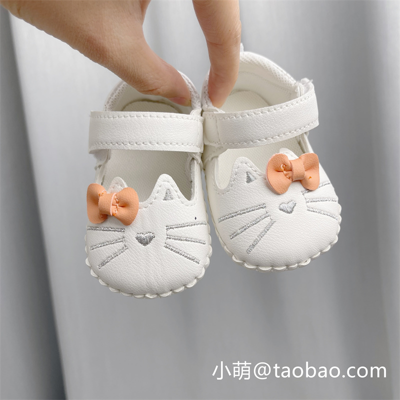 婴儿鞋春秋0-1岁卡通89个月软底防滑女宝宝公主鞋学步鞋透气防掉 - 图0