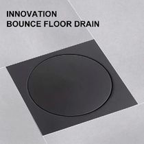 Black Pop-Up Foot Floor Floors Bathroom Shower Garage Grille