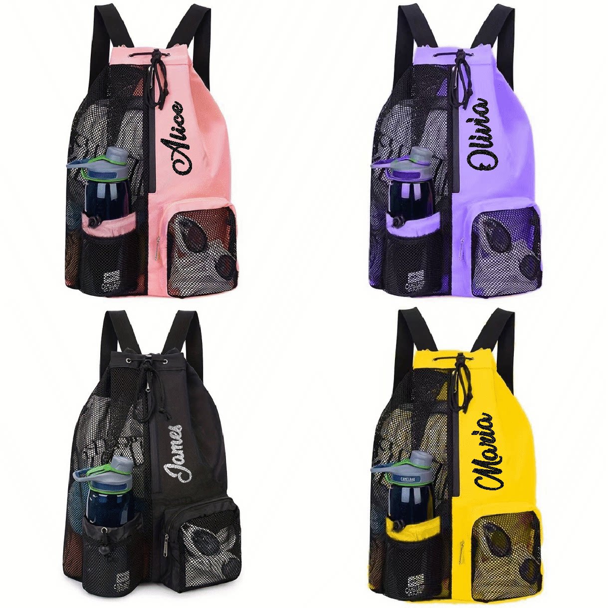 Customized name swimming fitness bag sports gift