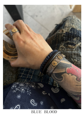 日本先染刺子布阿美咔叽编织手链