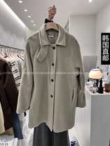 Amy Home South Korea Direct Mail East Gate 2023 Autumn Winter New Coat In The New Coat 21240173 Long coat 21240173