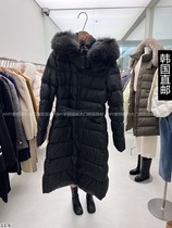 East gate 2023 Winter fit new STABLE jacket Long down jacket with waist belt 21310095