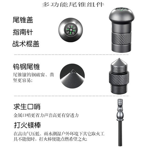 郎神工兵铲多功能德国户外车载露营原品兵工铲子中国锰钢折叠铁锹-图2