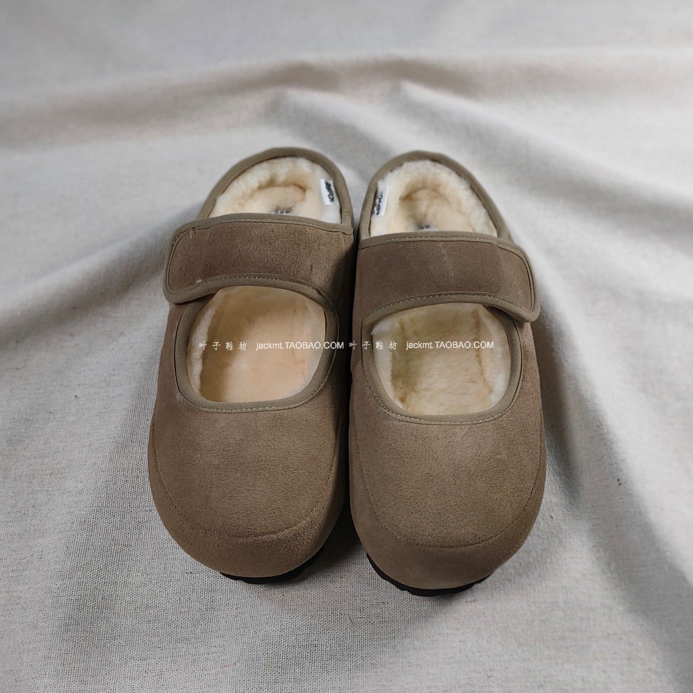 纯原！御寒！清仓特价~保暖有范魔术贴懒人乐福羊毛奶奶面包鞋 女,淘宝优惠券,粉丝福利购,淘宝优惠卷