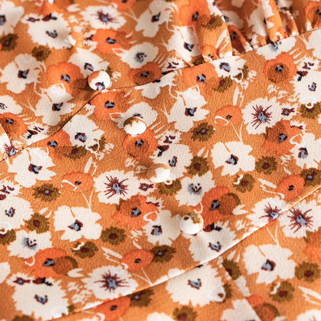 Luo Yi Elegant Floral Slit Dress