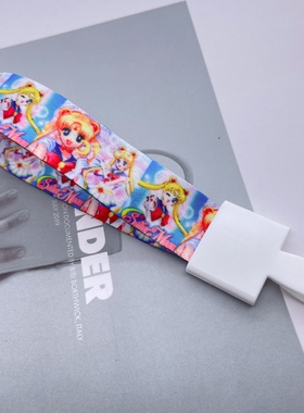 卡通手提手工diy接送卡卡牌绳绑带饰品配件透明工作证卡套钥匙扣