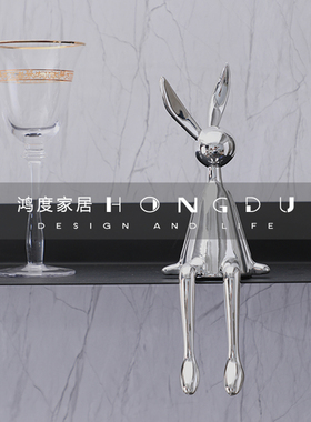 仿真洋酒轻奢高档酒杯酒具酒柜套装软装摆件装饰品样板间厨房装饰