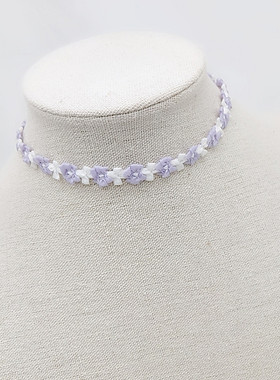 choker蕾丝百搭锁骨链