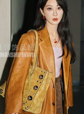 杨紫同款耳环蝴蝶结樱桃耳钉红色2026南红耳饰女新中式高级感耳坠