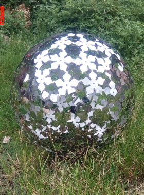 户外不锈钢圆球灯罩亮化造景中式