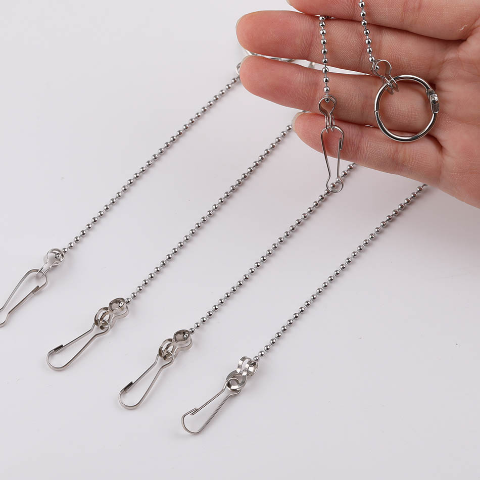 简约金属双头链条连接钥匙扣 diy手工自制超市广告牌挂链饰品配件 - 图2