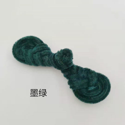 高档唐装旗袍线衫大衣新中式毛衣棉衣金丝绒琵琶盘扣对扣手工纽扣 - 图2