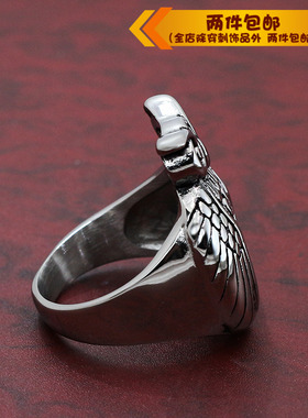 钛钢戒指动物逼真风钛钢戒指