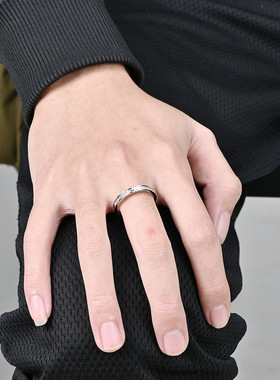 十字架钛钢戒指钛钢时尚情侣