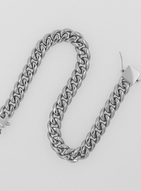 时尚钛钢手链欧美复古潮流钢色金色大小规格霸气摇滚朋克钛钢手链