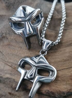 时尚钛钢项链 钛钢简约法老面具男女士吊坠 超人钢铁侠钛钢项链