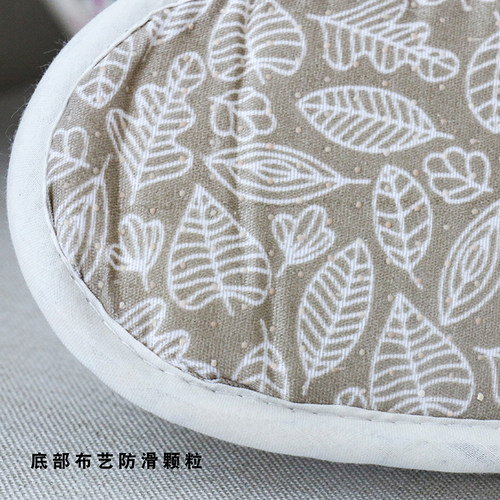 外贸蝴蝶木地板绗缝棉拖鞋软底防滑棉布底居家女拖鞋可机洗静音鞋 - 图2