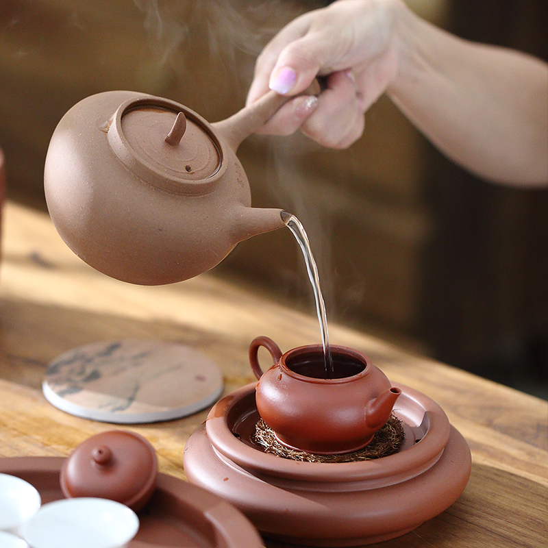 酒精炉煮茶器植物油环保油炉子围炉煮茶小火炉户外茶炉砂铫壶炭炉 - 图1