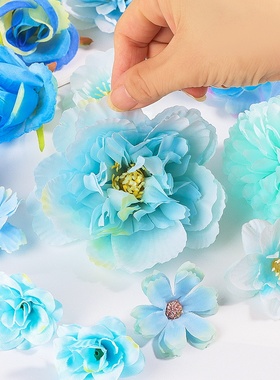 绢花混搭diy手工材料包簪花头饰