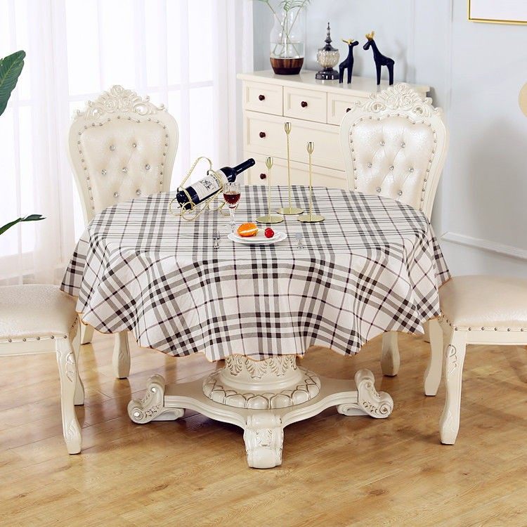 圆桌桌布防水防油圆桌子餐桌布饭店台布餐厅圆形家用塑料圆桌布,淘宝优惠券,粉丝福利购,淘宝优惠卷