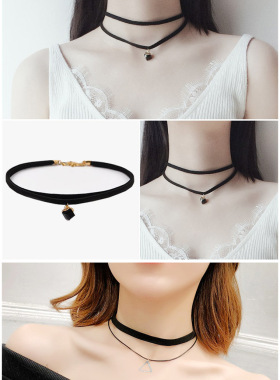 choker韩版项圈短款脖子饰品颈带