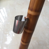 Табак из нержавеющей стали табака табака, дерьмо, сигаретная трубка с алюминиевой водой, бамбуковая головка с высоким содержанием твердого твердого дерева, бамбуковая медь, сигаретная нить, бесплатная доставка