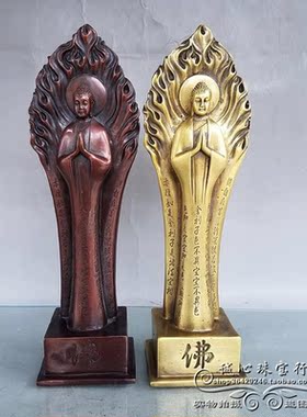 纯铜般若心经观音佛像镇宅客厅