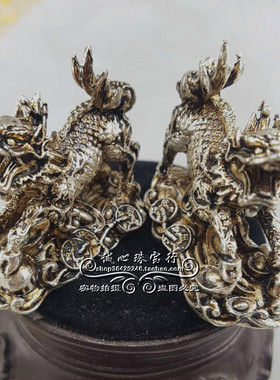 古玩招财风水装饰品送子麒麟