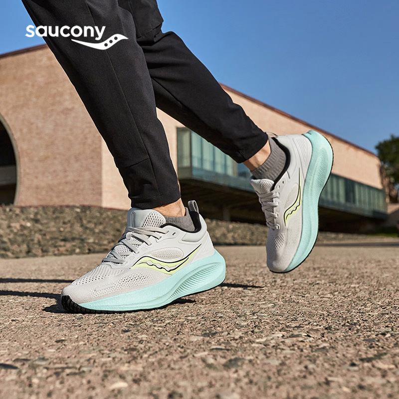 Saucony索康尼 SURGE 澎湃3 男女24新款跑步鞋减震舒适运动慢跑鞋 - 图1