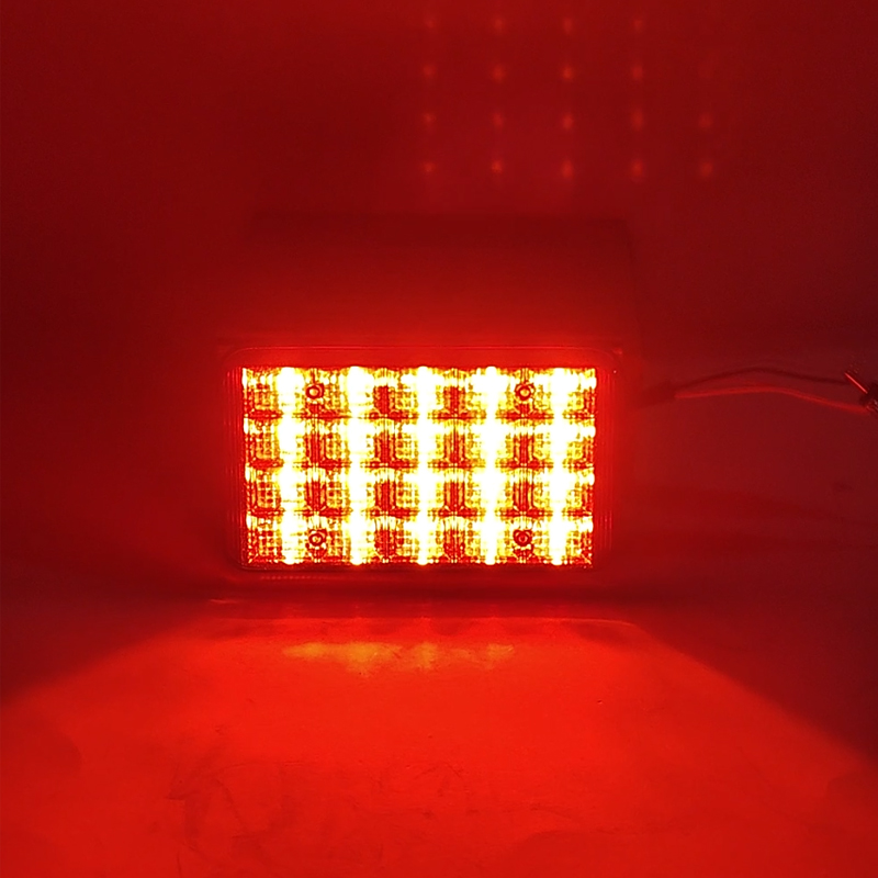 24V大货车后雾灯改装通用LED后尾灯总成刹车灯新款超亮强光警示灯 - 图1