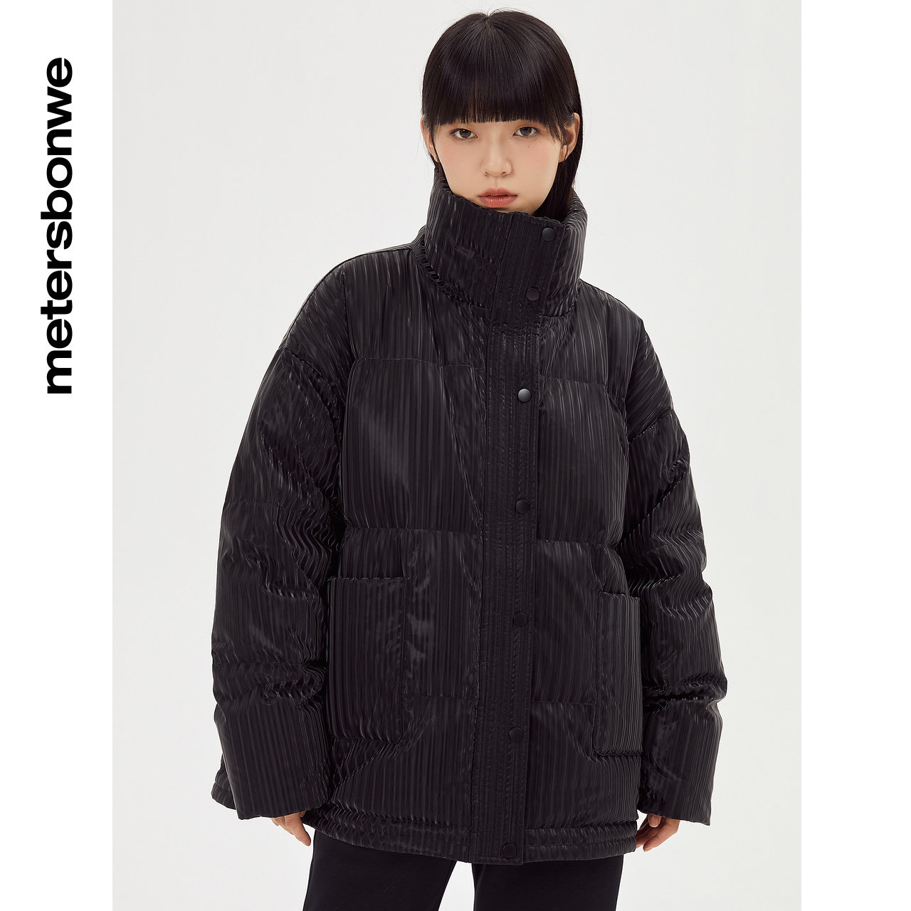 美特斯邦威简约羽绒服女短款2021 美特斯邦威网店羽绒服