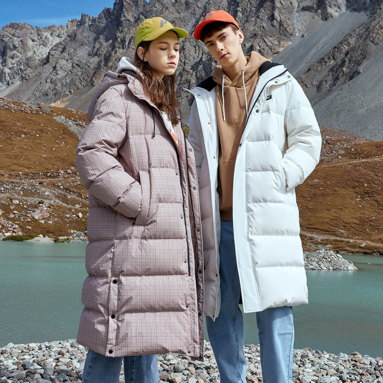 美特斯邦威加厚长款情侣新款羽绒服 美特斯邦威网店羽绒服