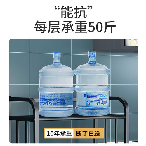 火锅店菜架串串香餐厅饭店大小号餐车手推车厨房微波炉多层置物架 - 图1