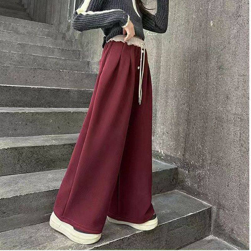 女童加绒裤子冬季宽松直筒休闲卫裤儿童中大童装秋冬加厚阔腿长裤,淘宝优惠券,粉丝福利购,淘宝优惠卷