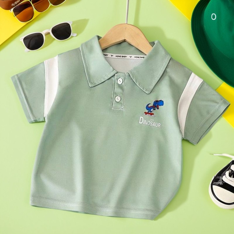 男童T恤夏装2025新款短袖儿童装宝宝夏季薄款珠地棉POLO衫潮,淘宝优惠券,粉丝福利购,淘宝优惠卷
