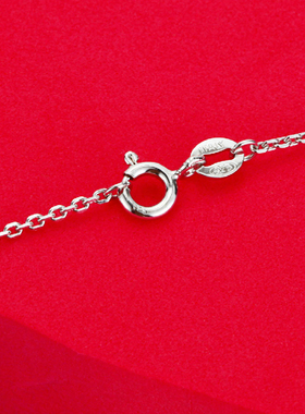 哲尔琦925银O型链女款送闺蜜